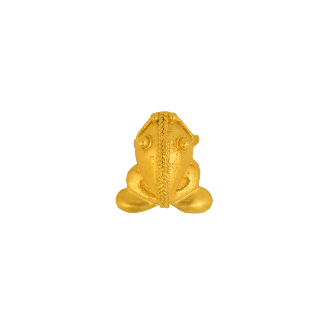 Rana Patu de oro de Joyería Cano, dije y broche