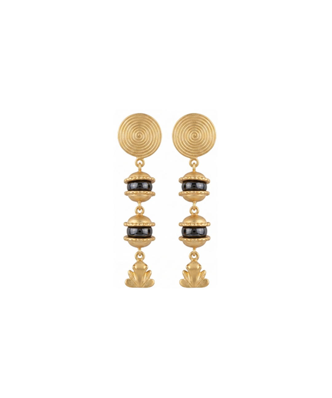 Aretes Zora – aretes de inspiración precolombina de Joyería Cano