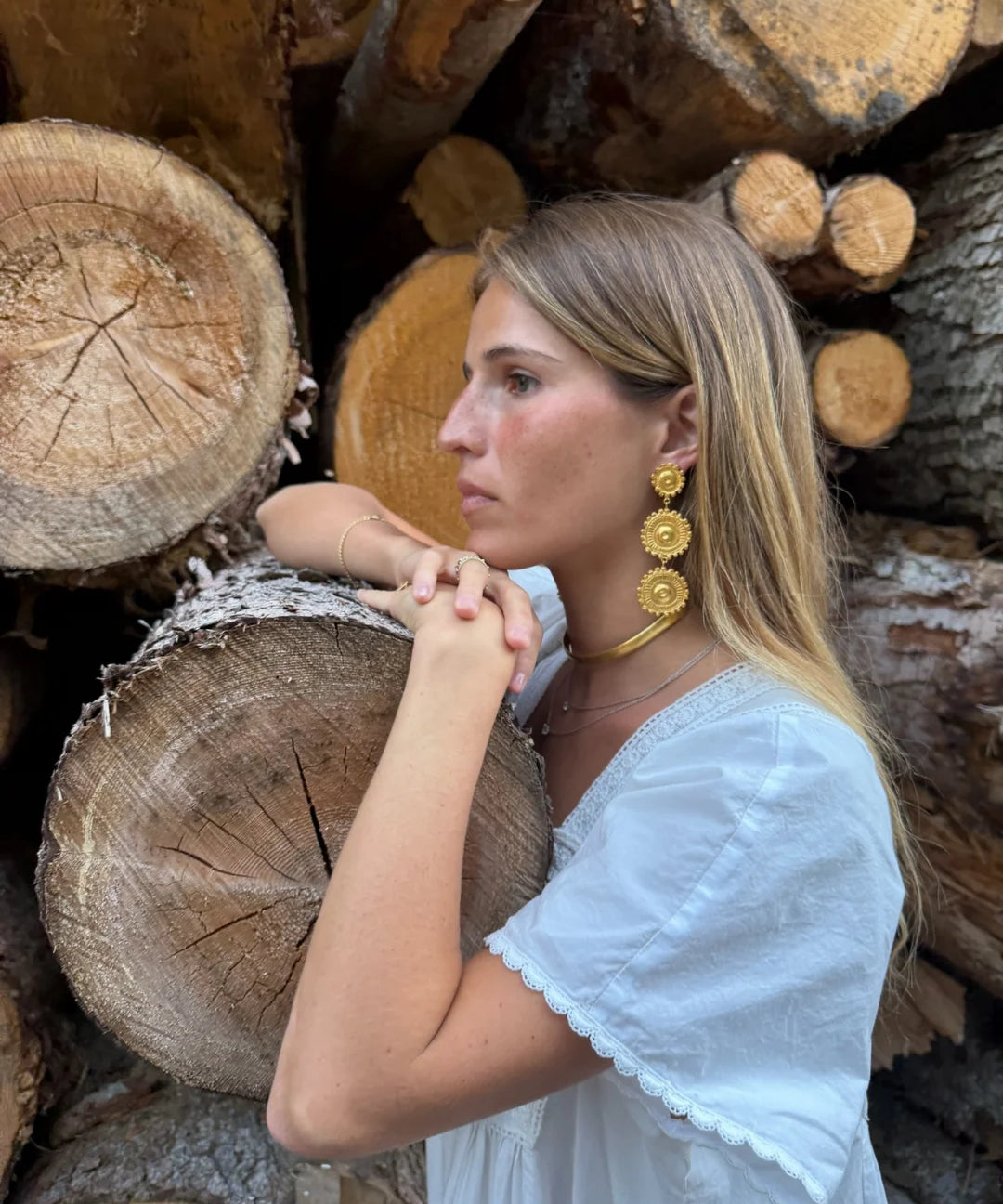 Sol Chain Earrings