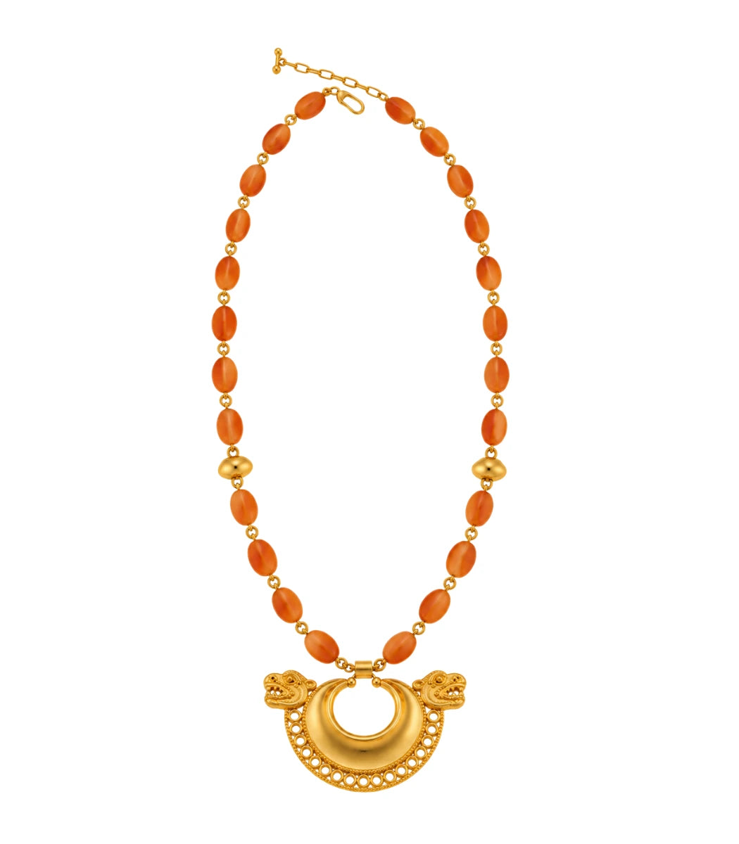 Collar Alba Agata – collar de inspiración precolombina de Joyería Cano