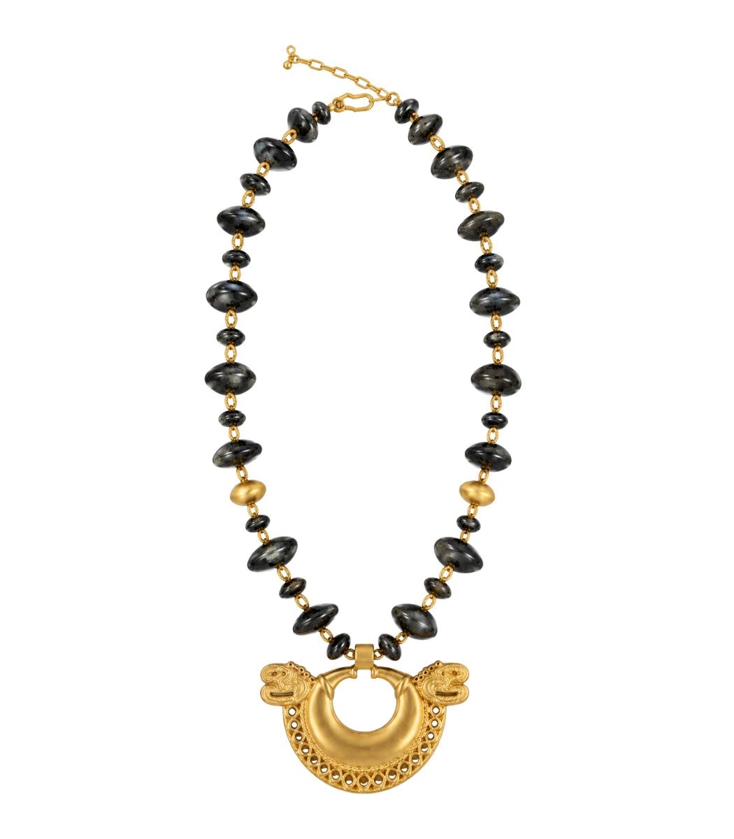 Collar Alba Onix – collar de inspiración precolombina de Joyería Cano