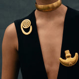 Crescente Pendant Brooch