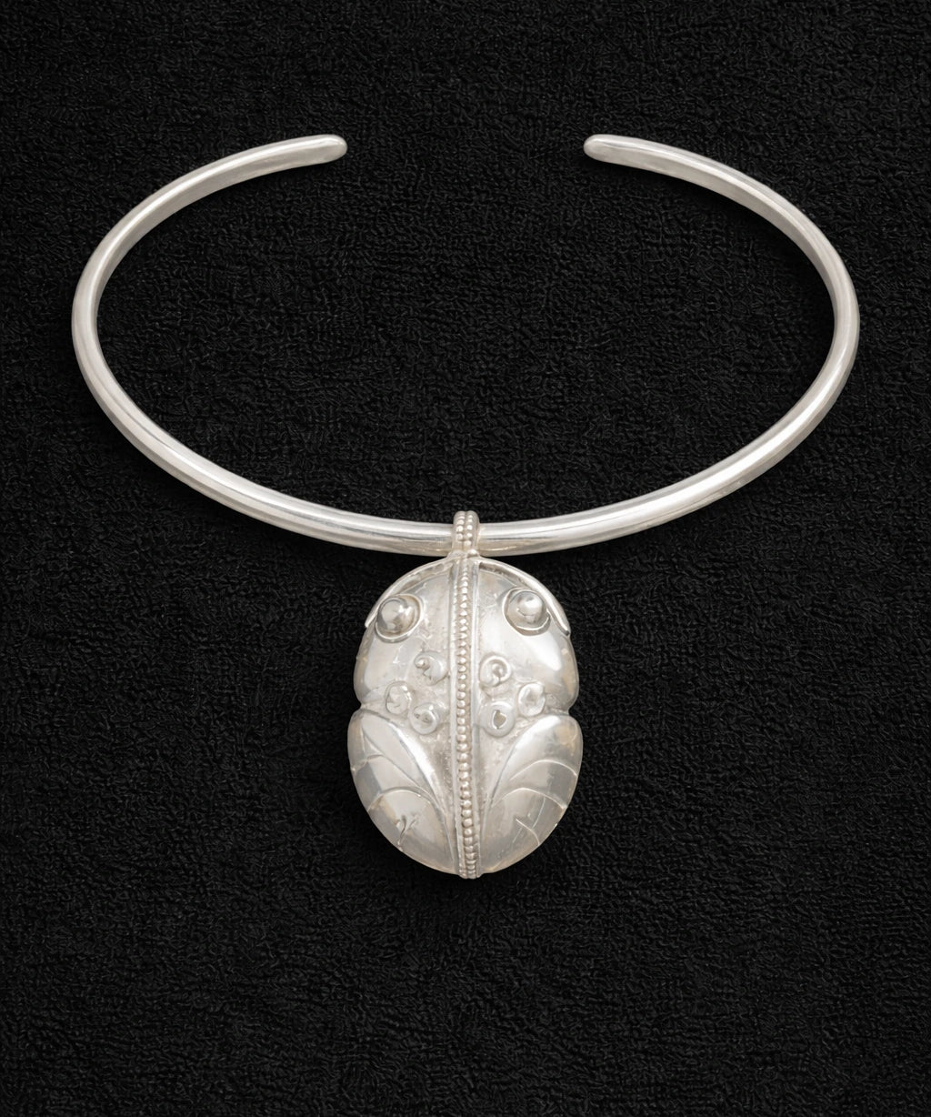 Hampi Silver Pendant / Brooch