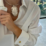 Hampi Silver Pendant / Brooch