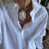 Hampi Silver Pendant / Brooch