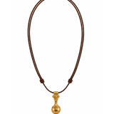 Collar Mini Poporo en Cuero