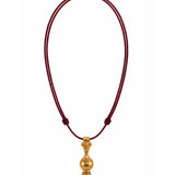 Collar Mini Poporo en Cuero