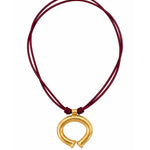 Collar Mochica en Cuero – imagen 4