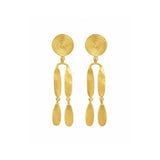 Aretes Espiral Mokana – aretes de inspiración precolombina de Joyería Cano