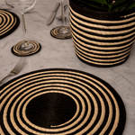 Nawi Beige & Black Placemat (set of 6)