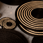 Nawi Beige & Black Placemat (set of 6)