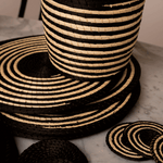 Nawi Beige & Black Placemat (set of 6)