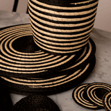 Nawi Beige & Black Placemat (set of 6)