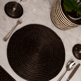 Nawi Black Placemat (set of 6)