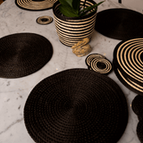 Nawi Black Placemat (set of 6)