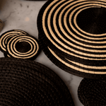 Nawi Beige & Black Coaster (set of 6)