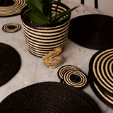 Nawi Beige & Black Coaster (set of 6)