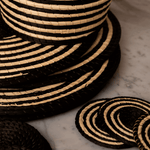 Nawi Beige & Black Coaster (set of 6)