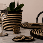 Nawi Beige & Black Coaster (set of 6)