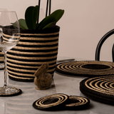Nawi Beige & Black Coaster (set of 6)