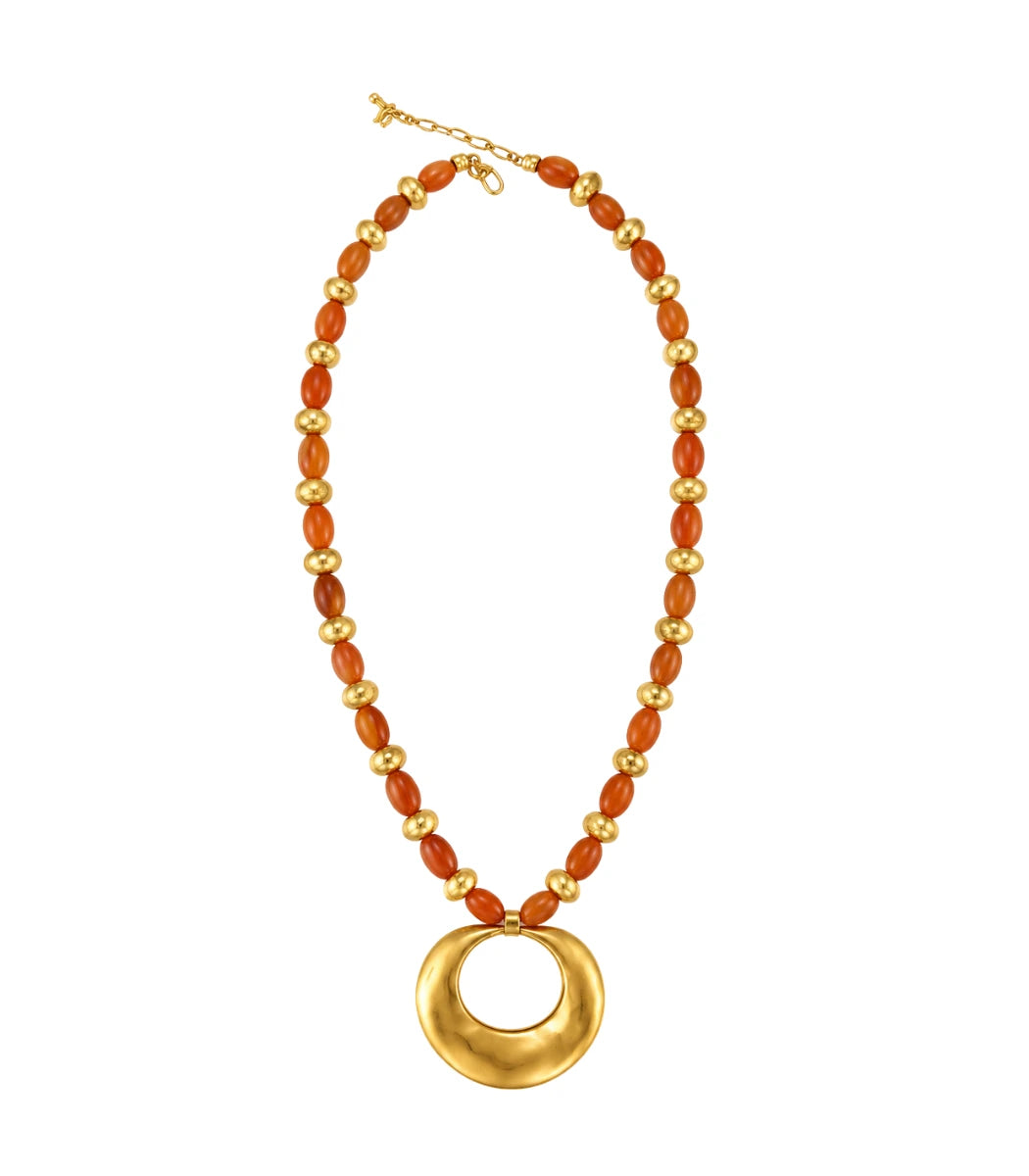 Collar Nomad Ágata – collar de inspiración precolombina de Joyería Cano