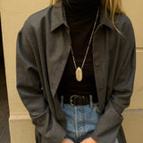 Poporo Silver Necklace