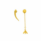 Tusk Chain Earrings