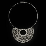 Yara Silver Necklace – collar de inspiración precolombina de Joyería Cano