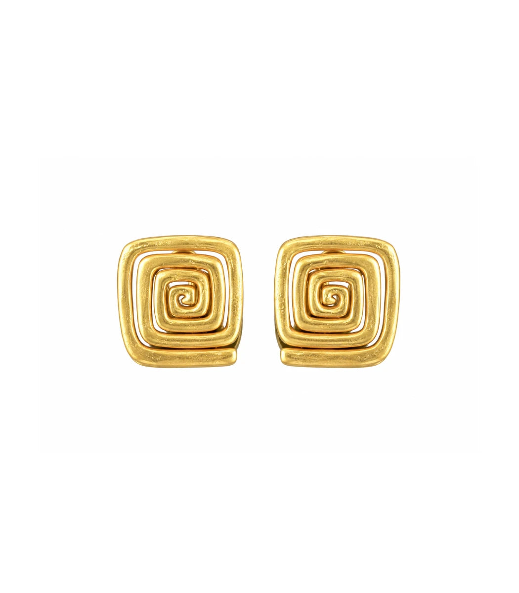 Aretes Yuchu – aretes de inspiración precolombina de Joyería Cano